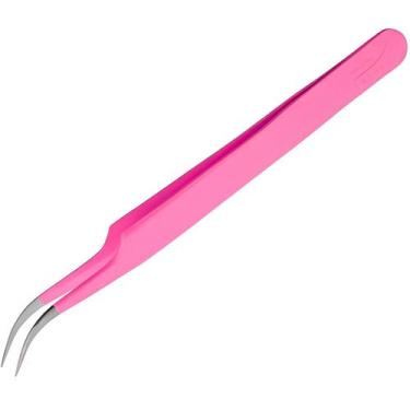 Imagem de Pinça Precisão Ponta Fina Costura Mosaico Fuxico Geral Rosa. - Evolver