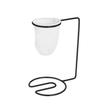 Imagem de Coador de Café Individual Passador de Pano Suporte Preto