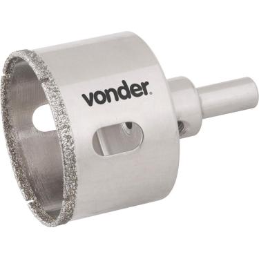 Imagem de Serra copo diamantada 76mm com haste para alvenaria - Vonder