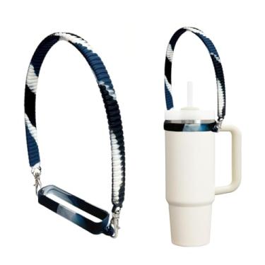 Imagem de Alça de silicone para garrafa de água para acessórios Stanley Cup, estilingue de garrafa de água colorida, serve para a maioria dos copos Stanley