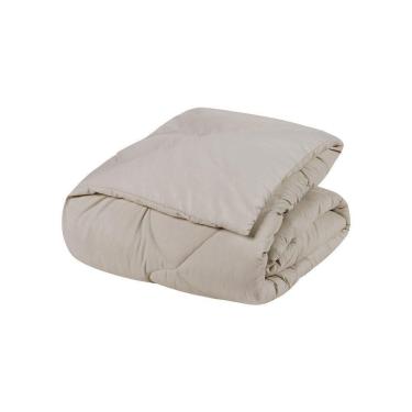 Imagem de Edredom 1 Peça Queen Percal 200 Fios Unique 100% Poliéster - Avelã