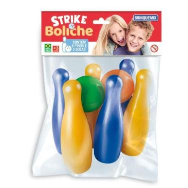 Imagem de Boliche Strike Solapa Menino Diversão e Coordenação Motora Infantil - 