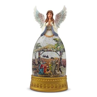 Imagem de Lanterna de Mesa Musical Importada Resina 33cm