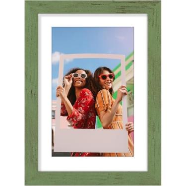 Imagem de Vittanly Porta-retrato 12 x 18 cm, exiba imagens 10 x 15 cm com tapete ou 12 x 18 cm sem tapete, material premium com acrílico resistente a quebras, moldura para foto para exibição de parede ou mesa