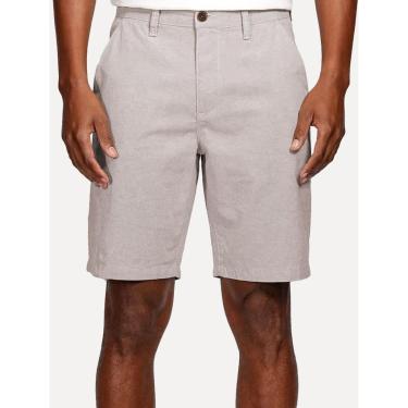 Imagem de Bermuda Aramis Masculina Alfaiataria Textura Marrom Mescla-Masculino