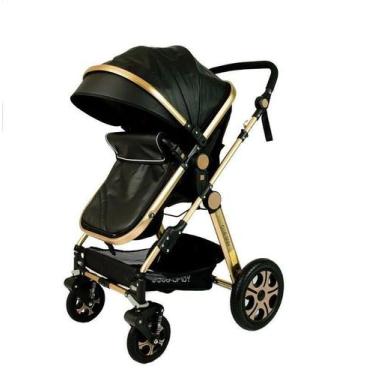 Imagem de Carrinho De Bebê Preto Golden / Club Baby  Envio Rápido 
