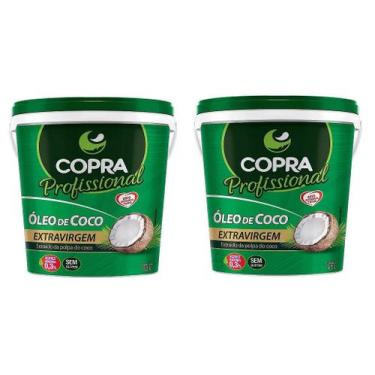 Imagem de Kit 2uni Óleo de Coco Extravirgem Balde 3,2kg - Copra