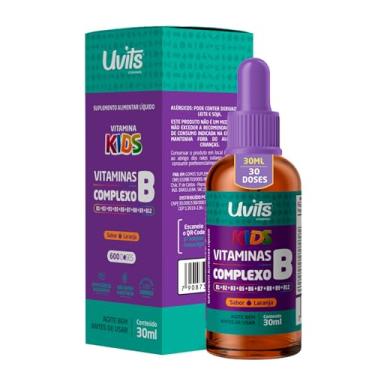 Imagem de Vitaminas Complexo B Kids 30ml Liquida Doses - Uvits