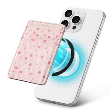 Imagem de VULKIT Suporte magnético para cartão com anéis magnéticos para a maioria dos smartphones, serve para iPhone/Galaxy/Moto etc.