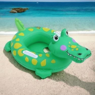 Imagem de Boia Infantil Com Assento Salva Vidas Jacaré - 1 a 5 anos