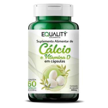 Imagem de Cálcio com Vitamina D 860mg Pote 60 Cápsulas em Softgel - Equality Sup