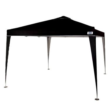 Imagem de Tenda Gazebo Praia Dobrável Preta Sanfonada 3 X 3 M Mor
