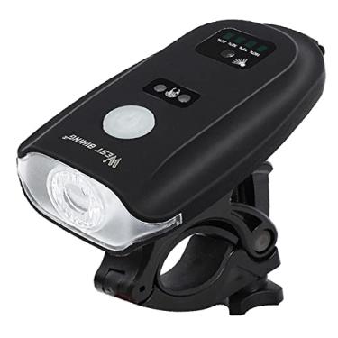 Imagem de barenx Luz frontal para bicicleta, farol USB PX4, impermeável, luz de segurança de alta visibilidade