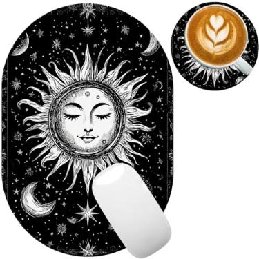 Imagem de TOEMZTFT Mouse pad pequeno, portátil, fundo de borracha antiderrapante à prova d'água, adequado para mouse sem fio, bandeja de teclado para laptop para homens e mulheres, viagens de escritório 18 x 27