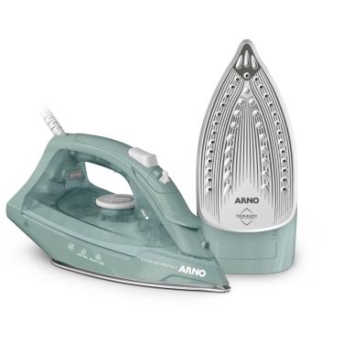Imagem de Ferro de Passar a Vapor Arno FECP Ecogliss Protect Desligamento Automático Verde
