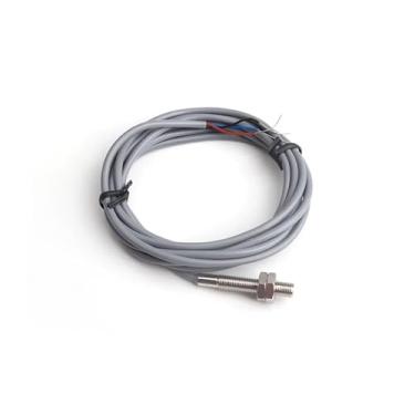 Imagem de Mini interruptor de sensor indutivo de aço inoxidável IP65 interruptor de proximidade à prova d'água com cabo de 2 m M4 M5 M6 NPN NPN de três fios (M5, PNP NC)