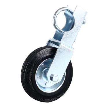 Imagem de SUNGOOYUE Rolo de Portão Com Revestimento Em pó de 6 Polegadas Com Suporte de Carga de 500 Lb, Roda de Portão Tubular para Rolamento Suave Em Várias Superfícies