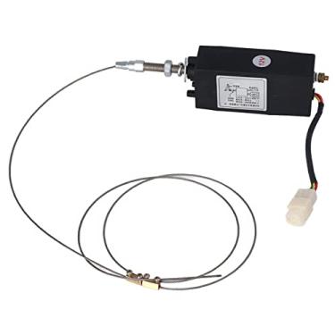 Imagem de Conjunto gerador de válvula solenóide de desligamento do motor Controlador de velocidade do interruptor do acelerador elétrico para motores e grupos geradores feitos de ABS e (DC12V)