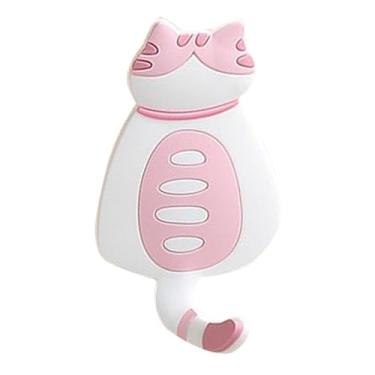 Imagem de Gancho para gatos - Adesivos de parede para chaves | Gancho de porta, acessórios utilitários de cozinha, cabide de toalha, decorativo para sala de estar, quarto, banheiro