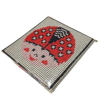 Imagem de Kit para iniciantes em bordado em tela, incluindo fios, agulhas e manual de tapeçaria com meia agulha(031)