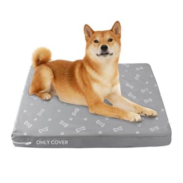 Imagem de Capas de cama de cachorro 89 x 56 x 7,6 cm à prova d'água protetor de cama de cachorro substituição lavável capa de sofá de sofá macia e silenciosa almofada de cachorro para gato