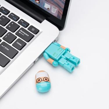 Imagem de Pen Drive USB de 32 GB Armazenamento de dados portátil para professores e colegas de classe em feriados e ocasiões especiais (Green Doctor)