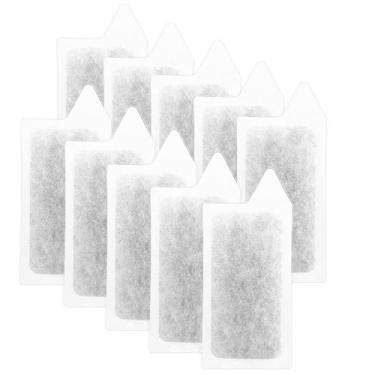 Imagem de ELCCOTYA Cartuchos de filtro de aquário pequenos de substituição compatíveis com filtros internos Tetra Whisper 3i, refis de filtro de design sem moldura funcionam com tanque de peixes pequeno de 9 a