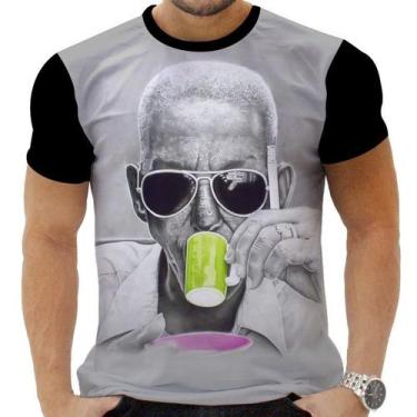 Imagem de Camiseta Camisa Personalizada Samba Cartola Clássico Brasil - Obsidian