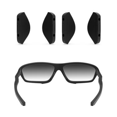 Imagem de ToughAsNails Almofadas de nariz de substituição Euro Fit para óculos de sol Revo Bearing Base rígida preta e preta