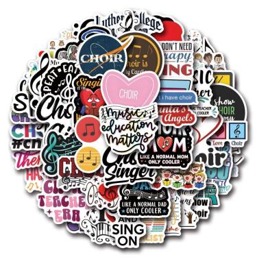 Imagem de Adesivos Coros, vinil impermeável, anime, 55 unidades/lote, 5-7 cm