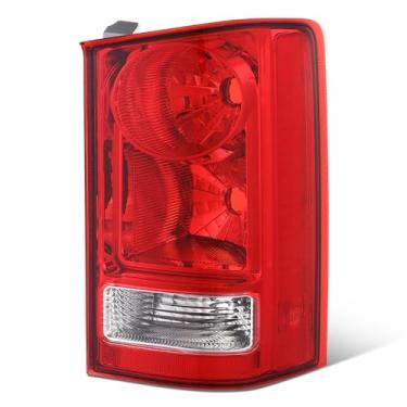 Imagem de DNA MOTORING Conjunto de lanterna traseira de halogênio do lado do passageiro (direita) estilo original de fábrica compatível com Pilot 2009-2015, HO2801174, OEM-TL-077-R