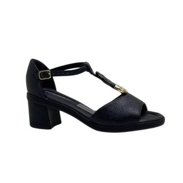 Imagem de Sandália Piccadilly Feminina 566078 Preta, 37