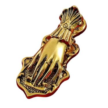 Imagem de Lilihuimaoyi Clipe de Livro Vintage em Formato de Mão, Clipe para Diário, Porta-arquivos de Papel, Grampo, Cobre