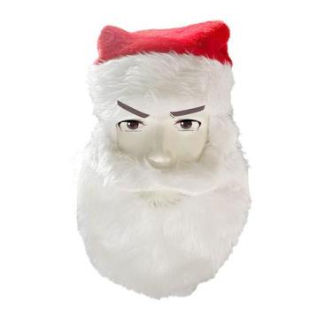 Imagem de Chapéu de fantasia Papai Noel com barba para adultos e crianças - yiwe
