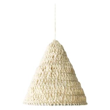 Imagem de IEUDNS Acessórios para Abajures: Moda para Decoração de Casa, Capa Branca para Luminárias de Parede, Arandelas, Luminárias de Mesa, Lustres, Restaurantes e, M