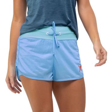 Imagem de Shorts Duplo Drop Shot Enjoy 1.0 Azul-Feminino