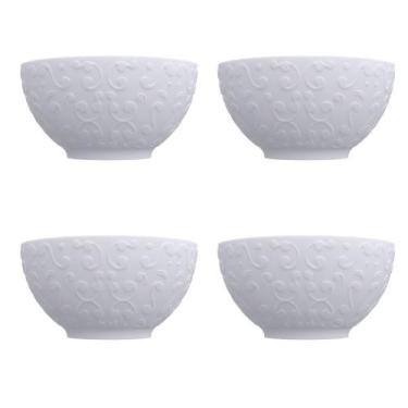 Imagem de Kit 4 Bowls Tigela Porcelana Tassel 400ml Germer - Porcelanas Germer