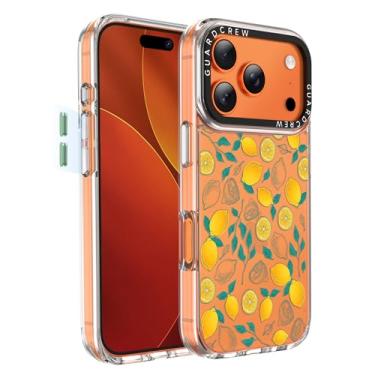 Imagem de GuardCrew Capa para iPhone 17 Pro, [proteção contra quedas de grau militar de 3,5 m à prova de colisão] [antiamarelamento e anti-descasca] Capa de telefone fina transparente à prova de choque TPU para