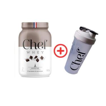 Imagem de Whey Protein Zero Lactose 907g - Meio Amargo + Coqueteleira - Chef Whe