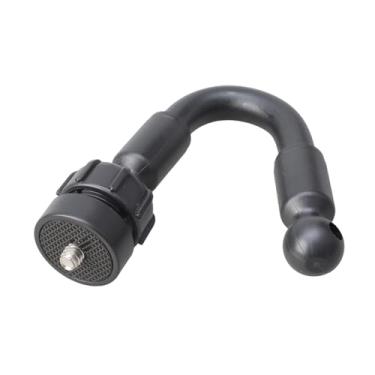 Imagem de Adaptador de suporte de telefone de cabeça esférica de 17 mm resistente Tripé de rosca de parafuso de 1/10.2 cm para acessórios de braço de fotografia flexível