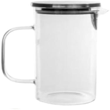 Imagem de Jarra de agua transparente resistente ao calor, tampa de aco, 1,1litro, pratica