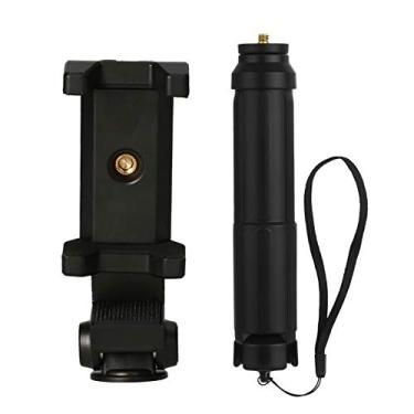 Imagem de Suporte de Tripé para Celular com Grip Rotativo Ajustável Telescópico Portátil Piso e Mesa Tirar Selfies Transmissões ao