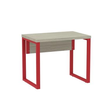 Imagem de Mesa Escritório 900x600x750mm M900pe40tub Castanheira Natural-vermelho