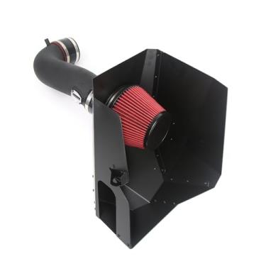 Imagem de Sistema de admissão de ar frio compatível com Chevy Silverado GMC Sierra 5.3L 6.2L, alto desempenho, aumento de desempenho e reboque