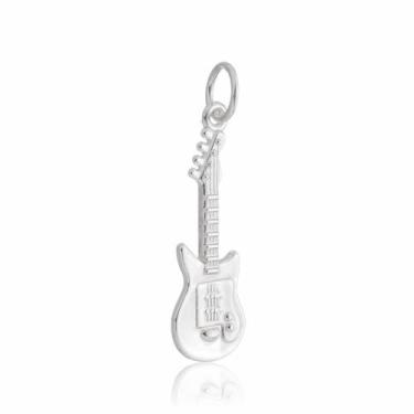 Imagem de Pingente Guitarra Prata 925 Kl - Juniorjoiaspiracicaba