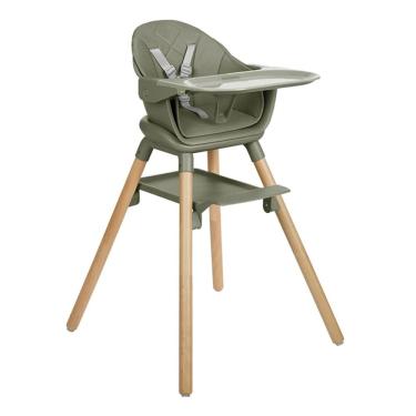 Imagem de Cadeira Refeicao 6 Em 1 Woody Army Green (Verde) - Kikka Boo