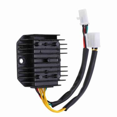 Imagem de Acouto Regulador de Tensão Retificador de Alta 7 Fios 250 Motocicletas - Construção de Alumínio Premium Com Dissipador de Calor, Proteção contra Sobrecarga, Peças de Reposição Direta