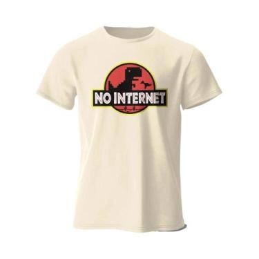 Imagem de Camiseta De Algodão Oversized Masculina Com Estampa Engraçada Sem Inte