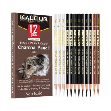 Imagem de Conjunto De Desenho Profissional Com 12/20/25/54/70 Peças, Kit De Lápi