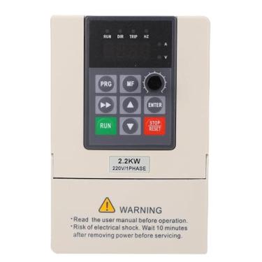Imagem de Conversor monofásico para trifásico de alta eficiência 2,2KW 1PH 220V a 3PH 380V Inversor de frequência para máquinas CNC Fresagem Perfuração Enrolamento ABS PC